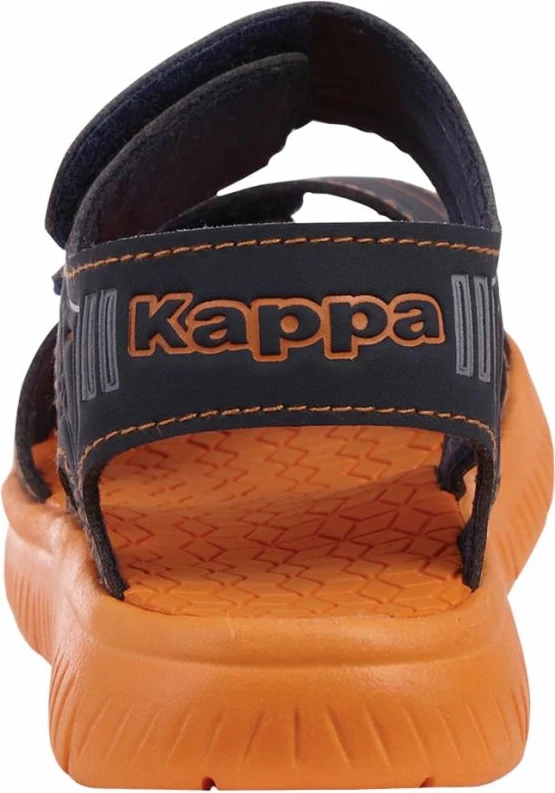 Sandali za fante Kappa, temno modri in oranžni