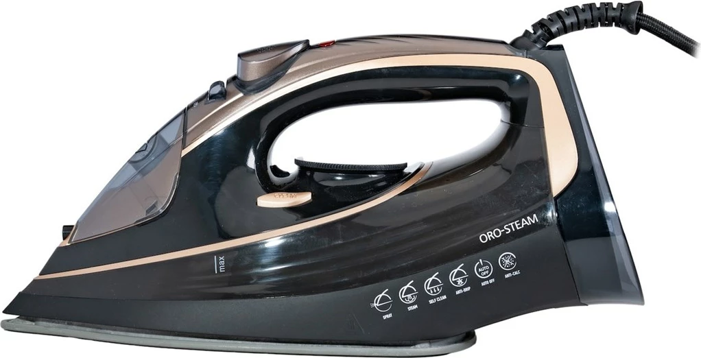 Parni likalnik 3200 W, Durilium AirGlide Autoclean, OroMed ORO-STEAM, zlata