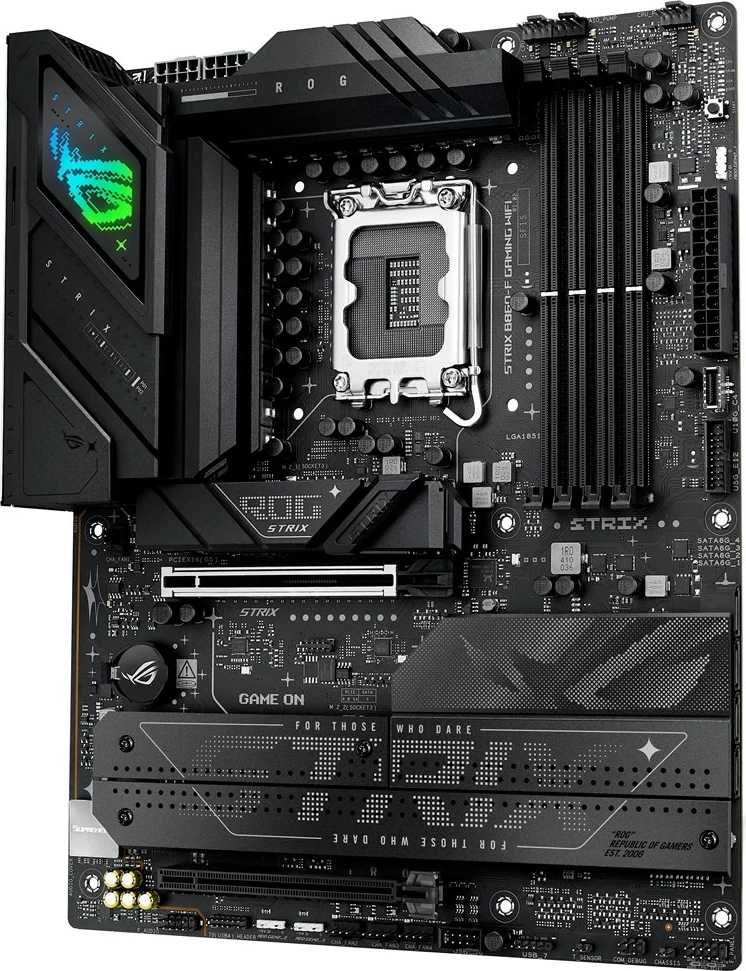 Matična plošča ROG STRIX B860-F GAMING WIFI ASUS, Socket LGA 1851, ATX, večbarvna
