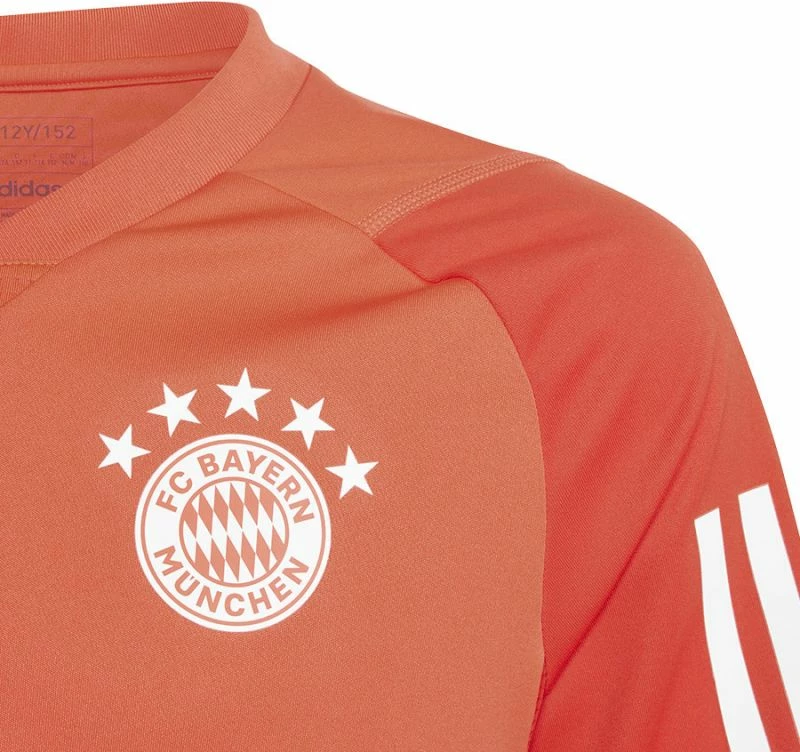 Otroška majica FC Bayern trening, adidas, rdeča