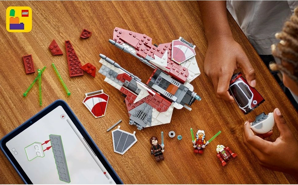 Gradbeni set Jedi Interceptor Ahsoka, LEGO Star Wars 75401, večbarven