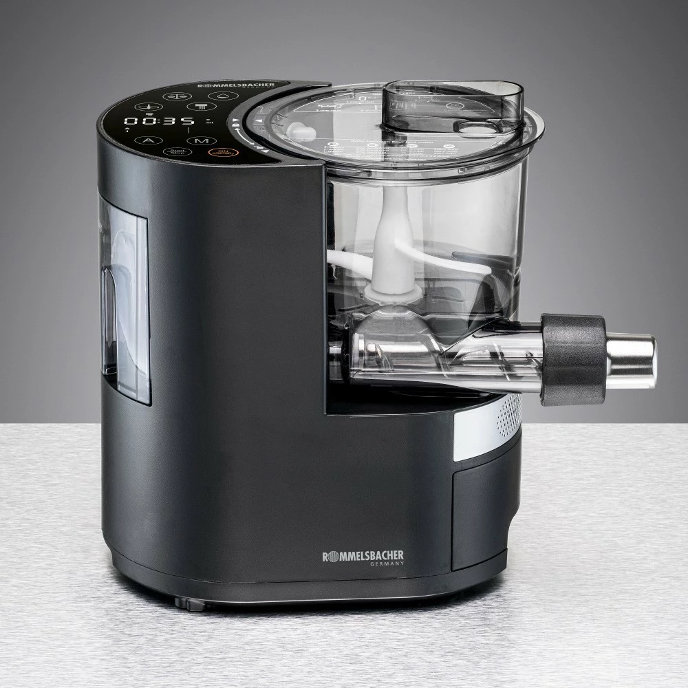 Električna naprava za testenine Rommelsbacher Pastarella PM 220, 800 g, LED, 220 W, plastika, črno/srebrna