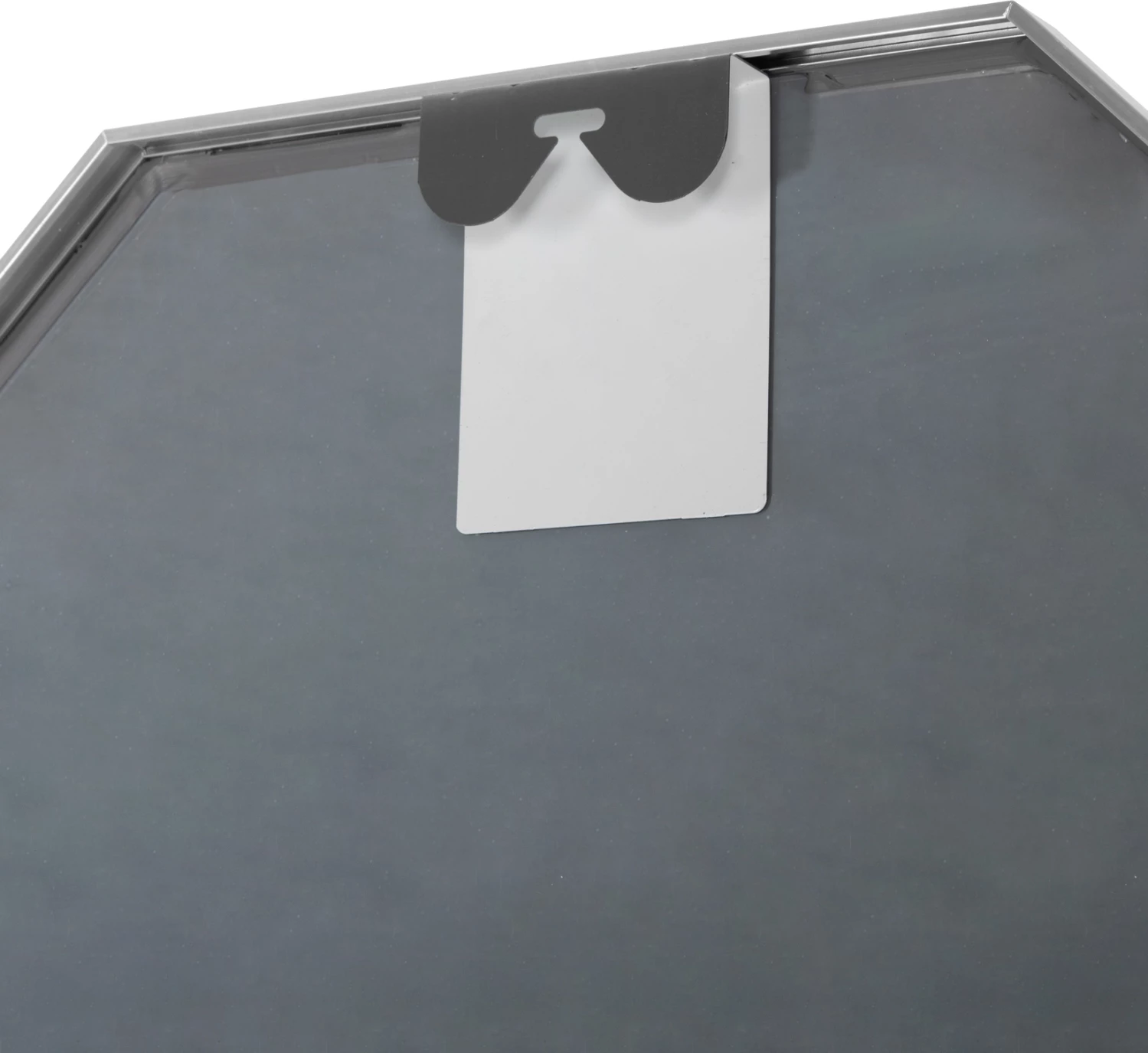 Stenski ogledalo serije Archer FH4499.40 osmerokotnik aluminijast okvir v srebrni barvi Φ74cm