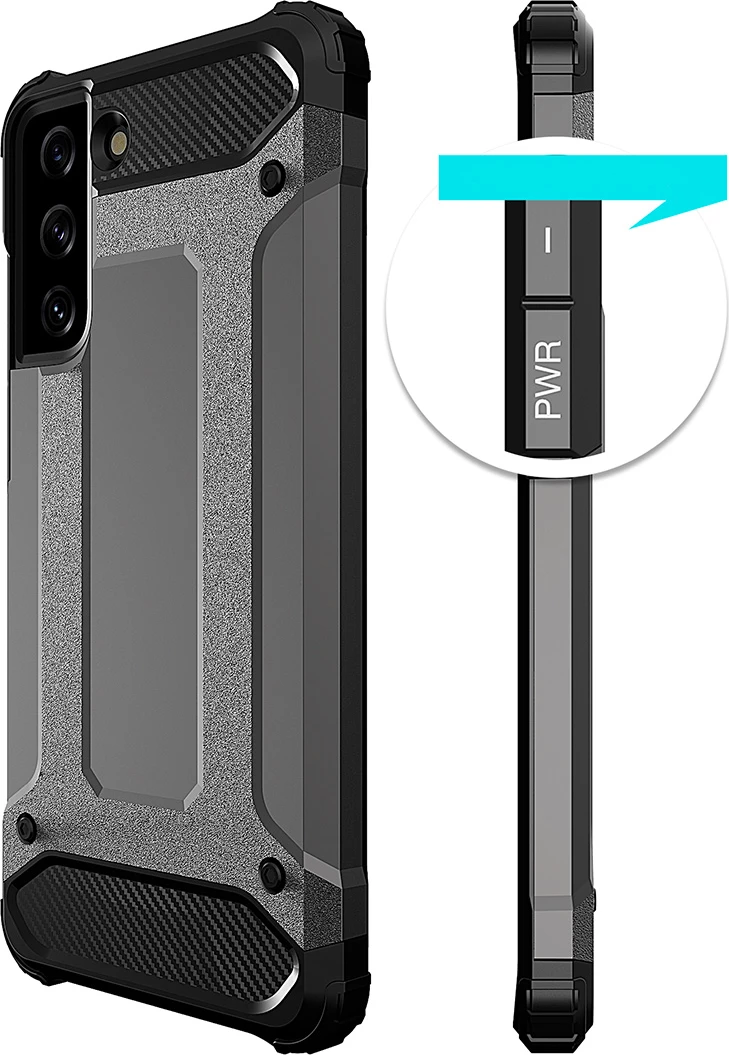 Ovitek za telefon Hybrid Armor Hurtel za Samsung Galaxy S23, moder