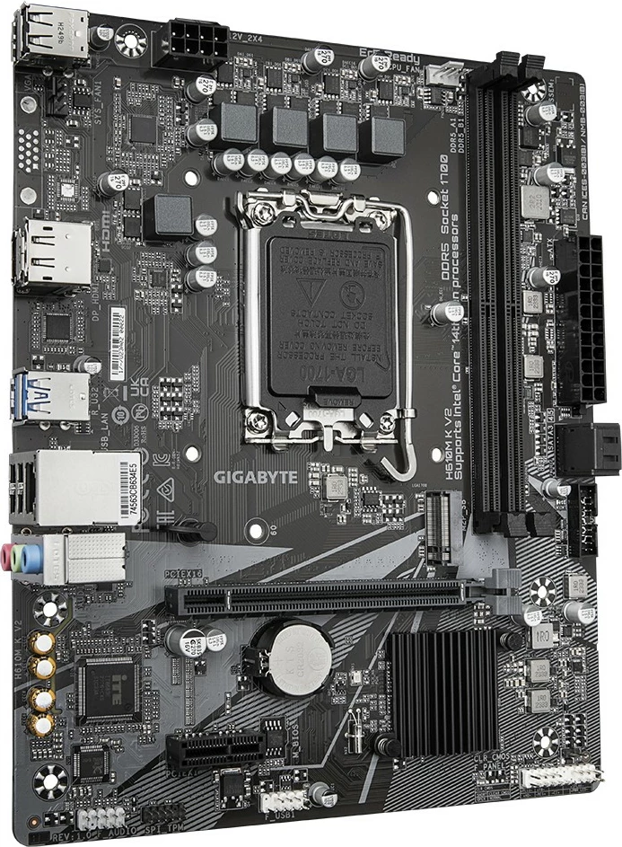 Matična plošča Gigabyte GA-H610M K V2, Socket 1700, micro ATX