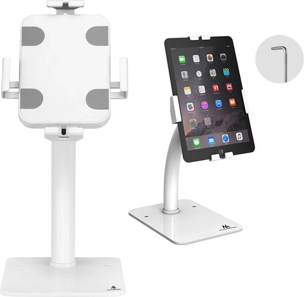 Univerzalni nosilec za tablične računalnike Maclean MC-468W, 7,9" - 11", bel