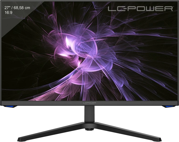 27" Quad HD monitor, 1 ms, 180 Hz, črn — LC-Power LC-M27-QHD-180