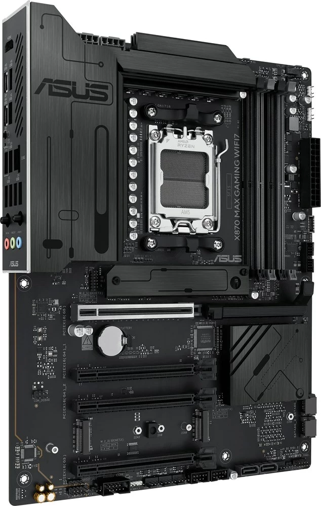 Plošča ASUS X870 MAX GAMING WIFI7, Socket AM5, ATX, večbarvna