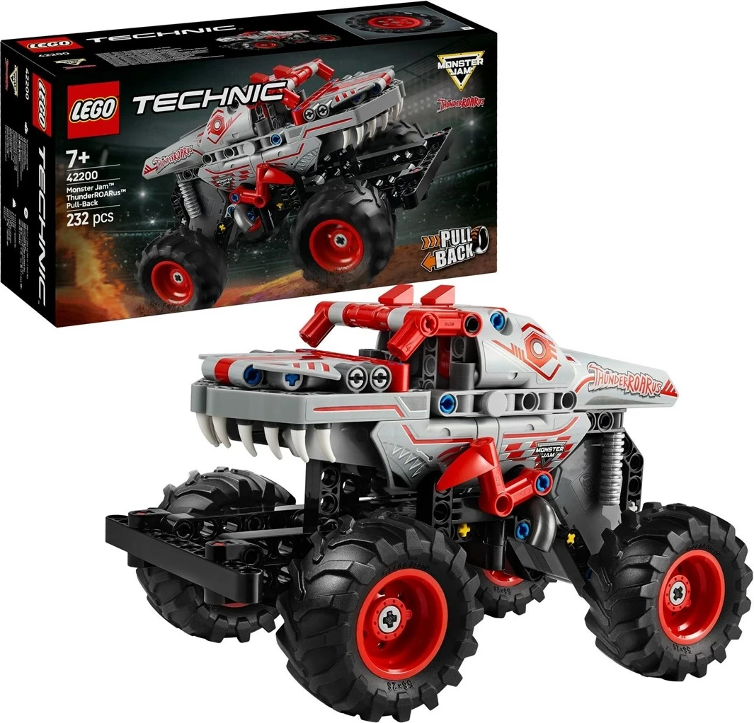 Mekanizem za vleko Lego Technic 42200, za otroke 7+, siv in rdeč