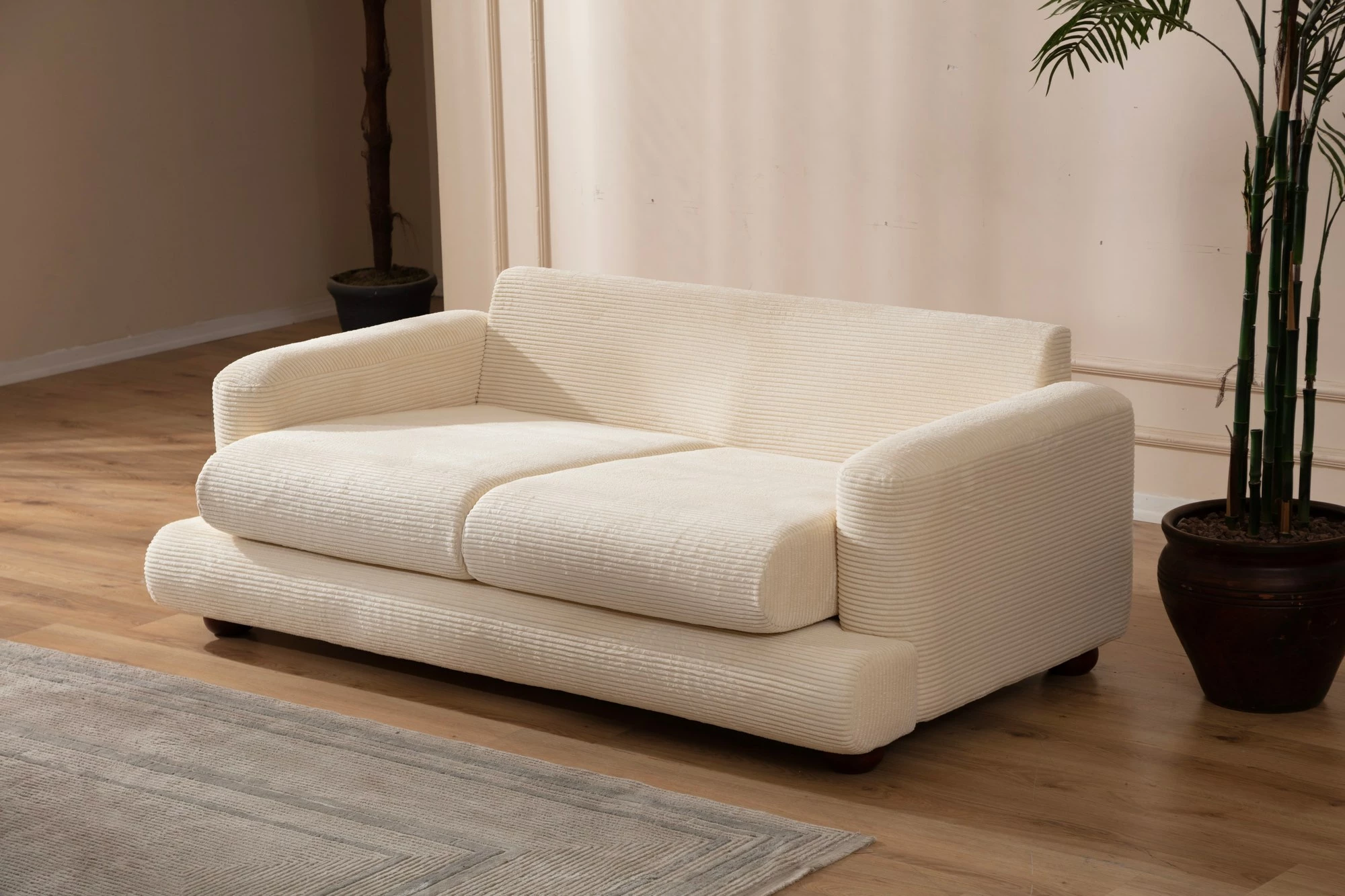 Dvosed 2-sedežen Atelier del Sofa River, bež