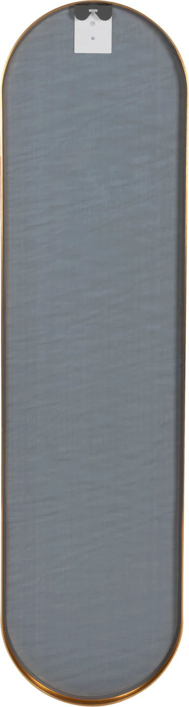 Stensko ogledalo FH9581.30 visoko ovalno z zlato aluminijasto okvirjem 38,5x4x149Hcm