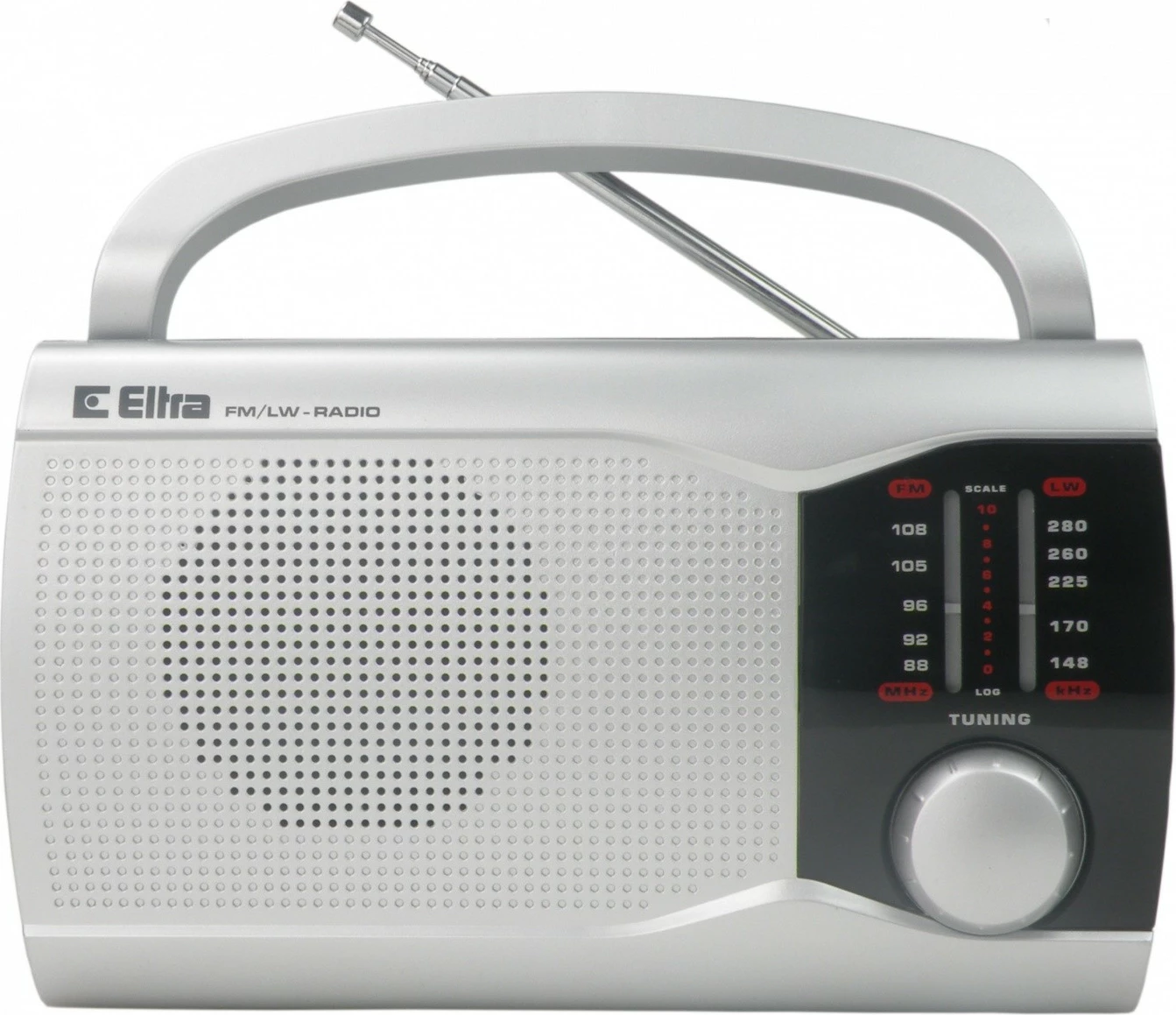Prenosen radio Eltra EWA Silver, mono, AM LW/FM, srebrn