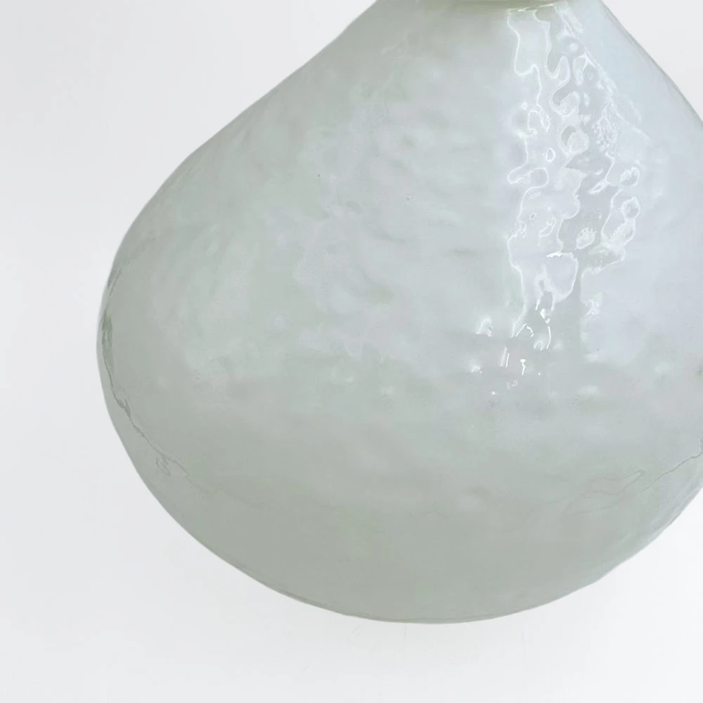 Steklena vaza, 22x22x35.5 cm, SPICE, bela