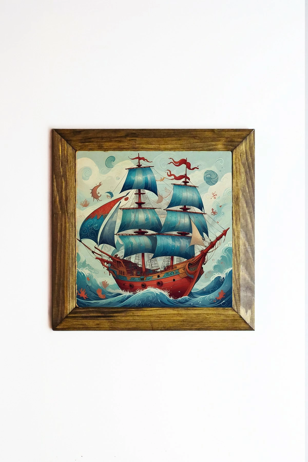 Dekorativna slika s okvirjem, Wallity Ersytastablo46 - 26, večbarvna, 26x26 cm