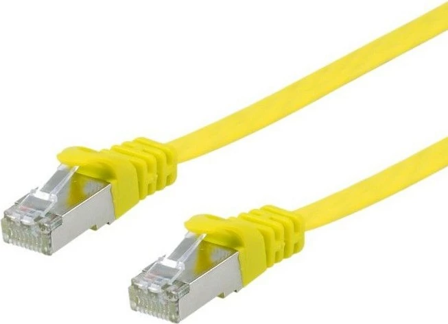 Raven mrežni kabel Cat6a 1 m, RJ-45, rumen — Equip
