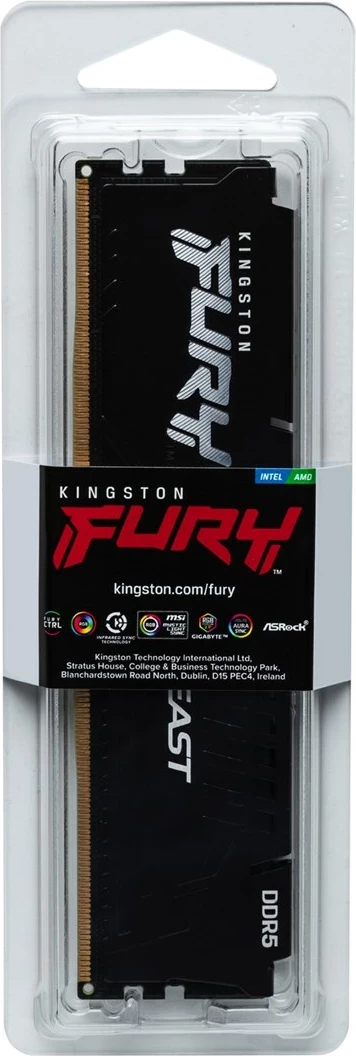 RAM pomnilnik 32GB 6000MT/s DDR5 CL36 DIMM, črn - Kingston FURY Beast