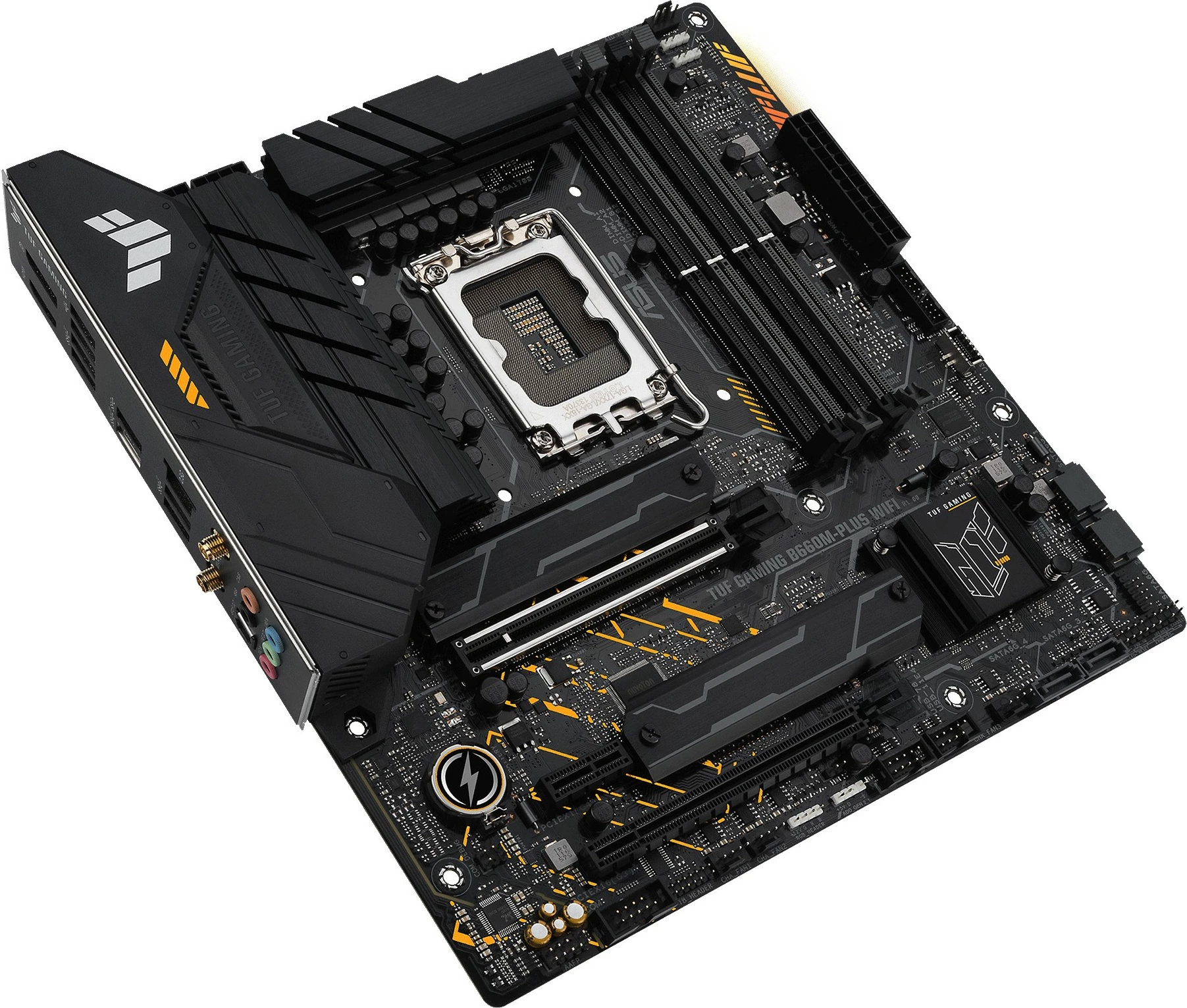 Plošča ASUS TUF GAMING B660M-PLUS WIFI, LGA 1700, DDR5, WiFi, micro ATX
