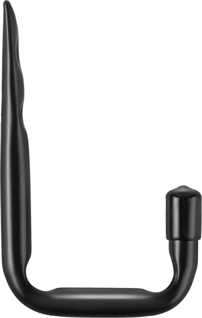 Stenski nosilec iz jekla Maclean MC-489, set 2 kosov, črn, max 22 kg