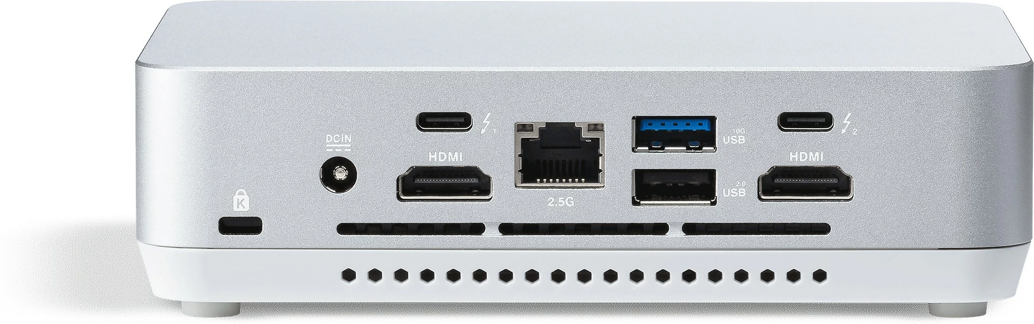 Kompakten mini PC ASUS NUC 14 Pro+ RNUC14RVSU500002I, DDR5-SDRAM, PCI Express, Wi‑Fi 6E, 120 W