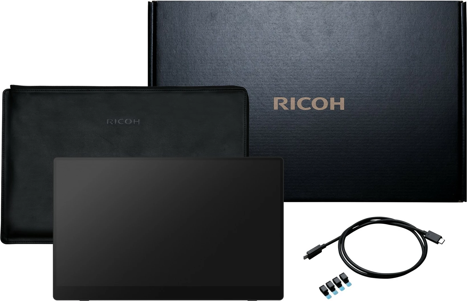 Prenosni monitor 15,6" OLED na dotik, Full HD, Ricoh 150, črn