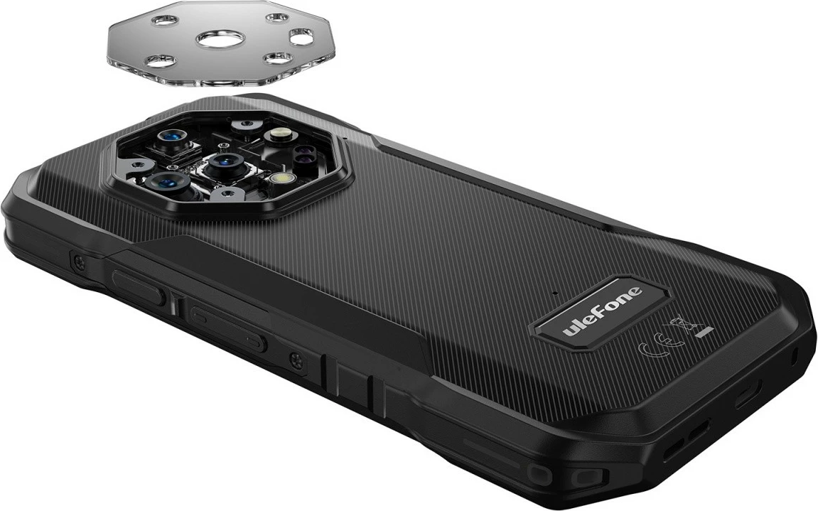 Robusten pametni telefon Ulefone Armor X32 Pro 5G, 8/256GB, IP69K, črn