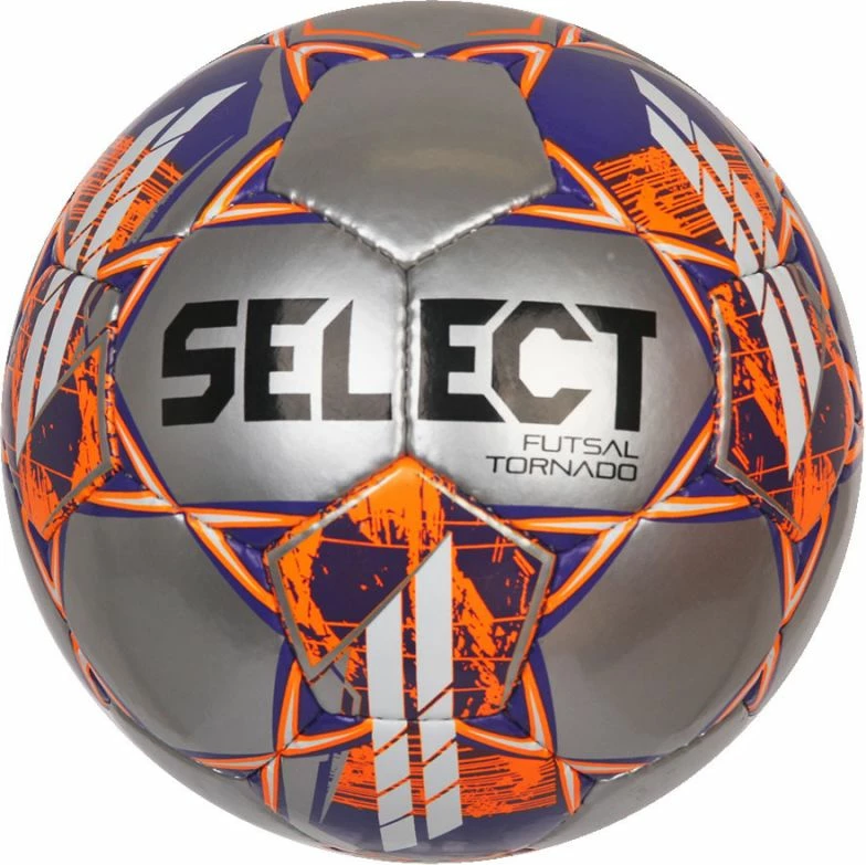 Futsal žoga Tornado, Select, za moške, ženske in otroke, siva/žametno srebrna