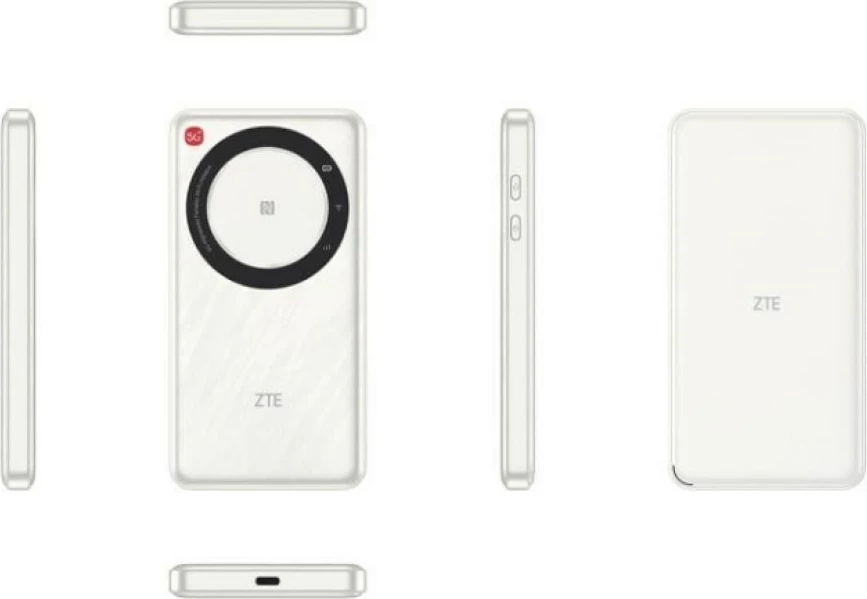 Prenosen 5G Wi‑Fi usmerjevalnik ZTE U30 Air, bel
