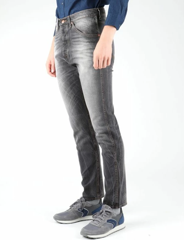 Ozke jeans hlače Wrangler za moške, modre