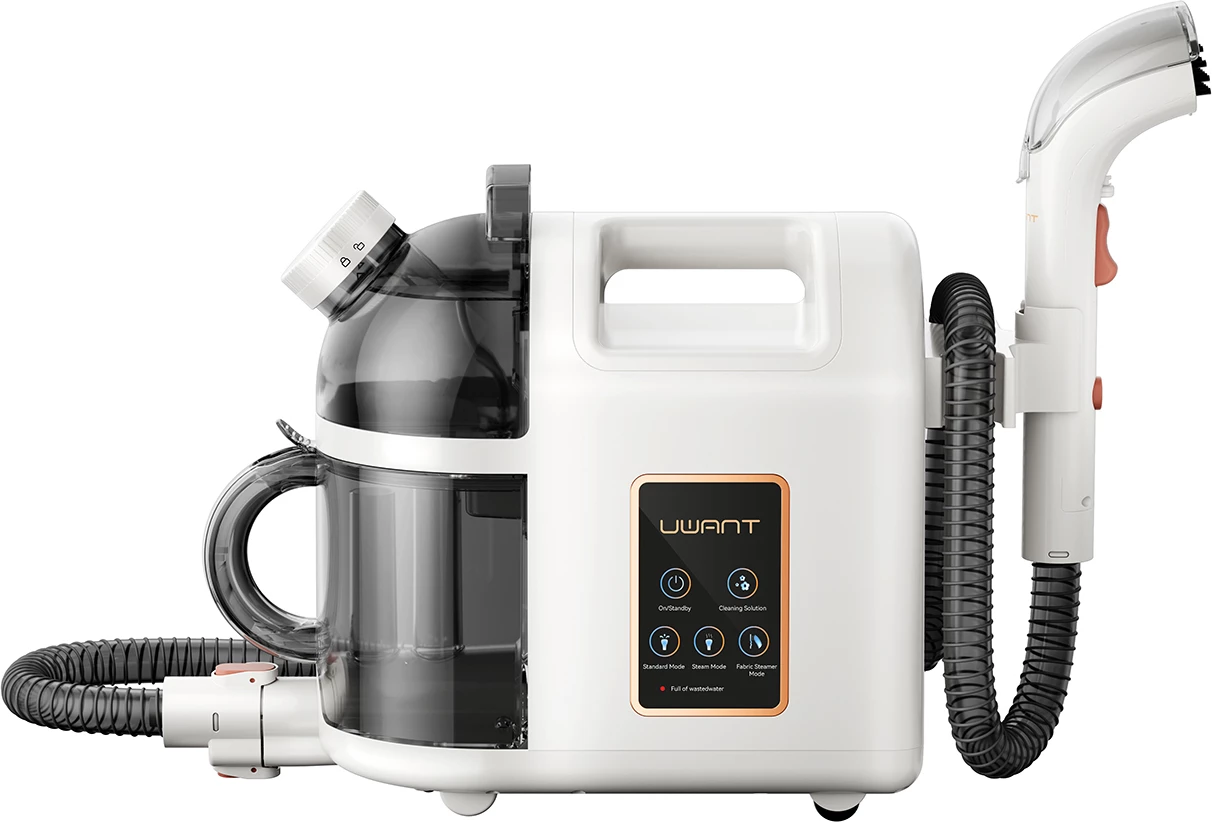Parni in vodni sesalnik, 12000Pa, 1900W, bel, komplet dodatkov UWANT B200