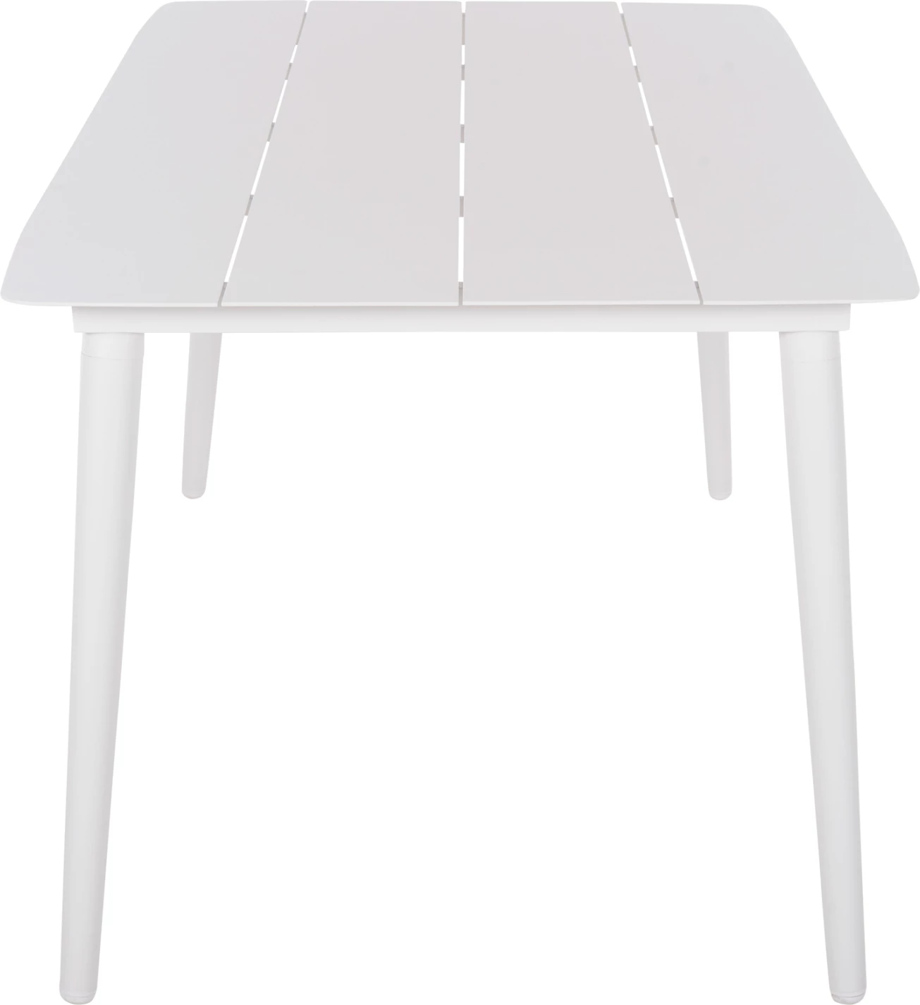 Aluminijasta pravokotna miza JEROM FH6058.01 bela 180x90x74Hcm