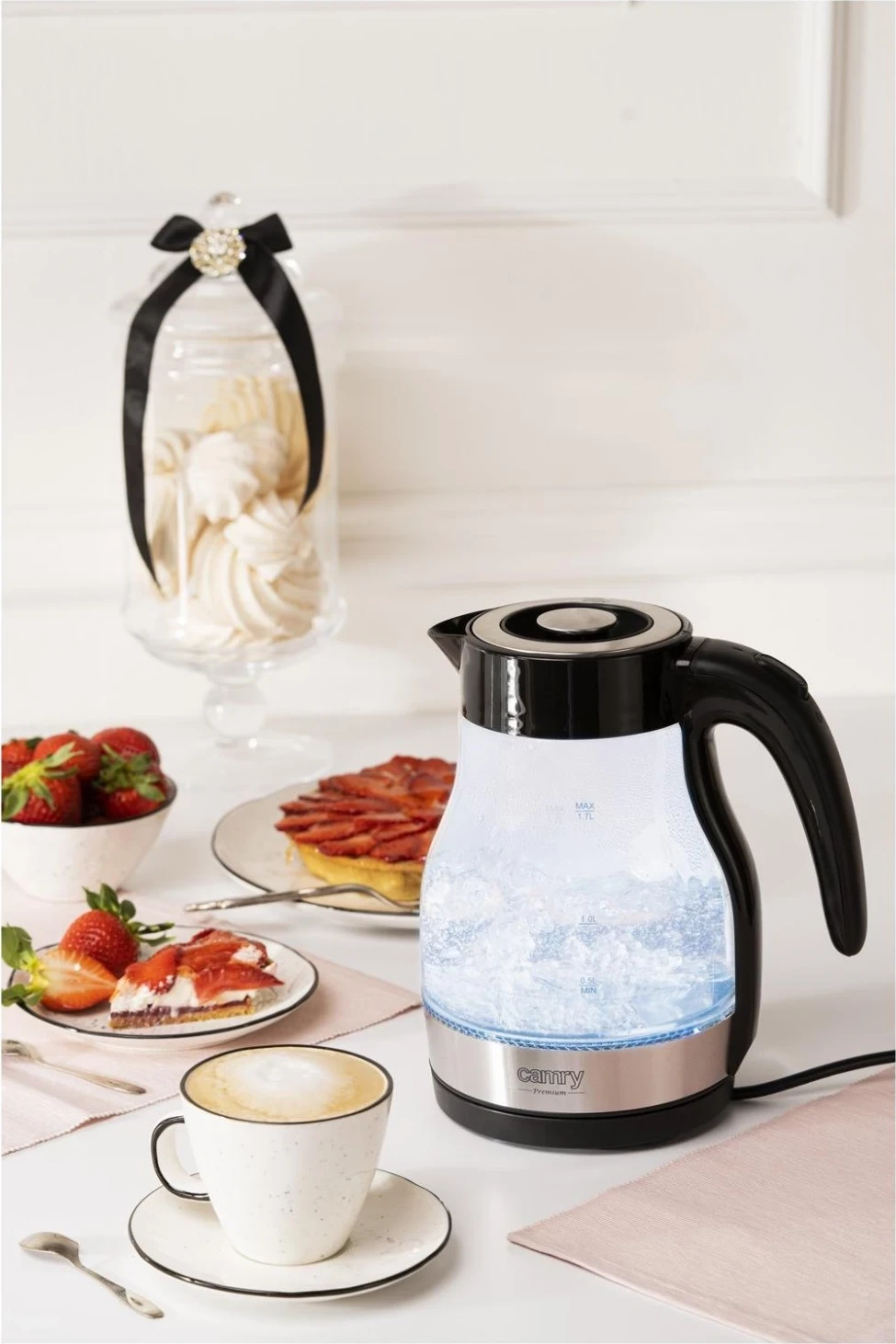 Električni grelnik vode Camry CR 1300, prozoren