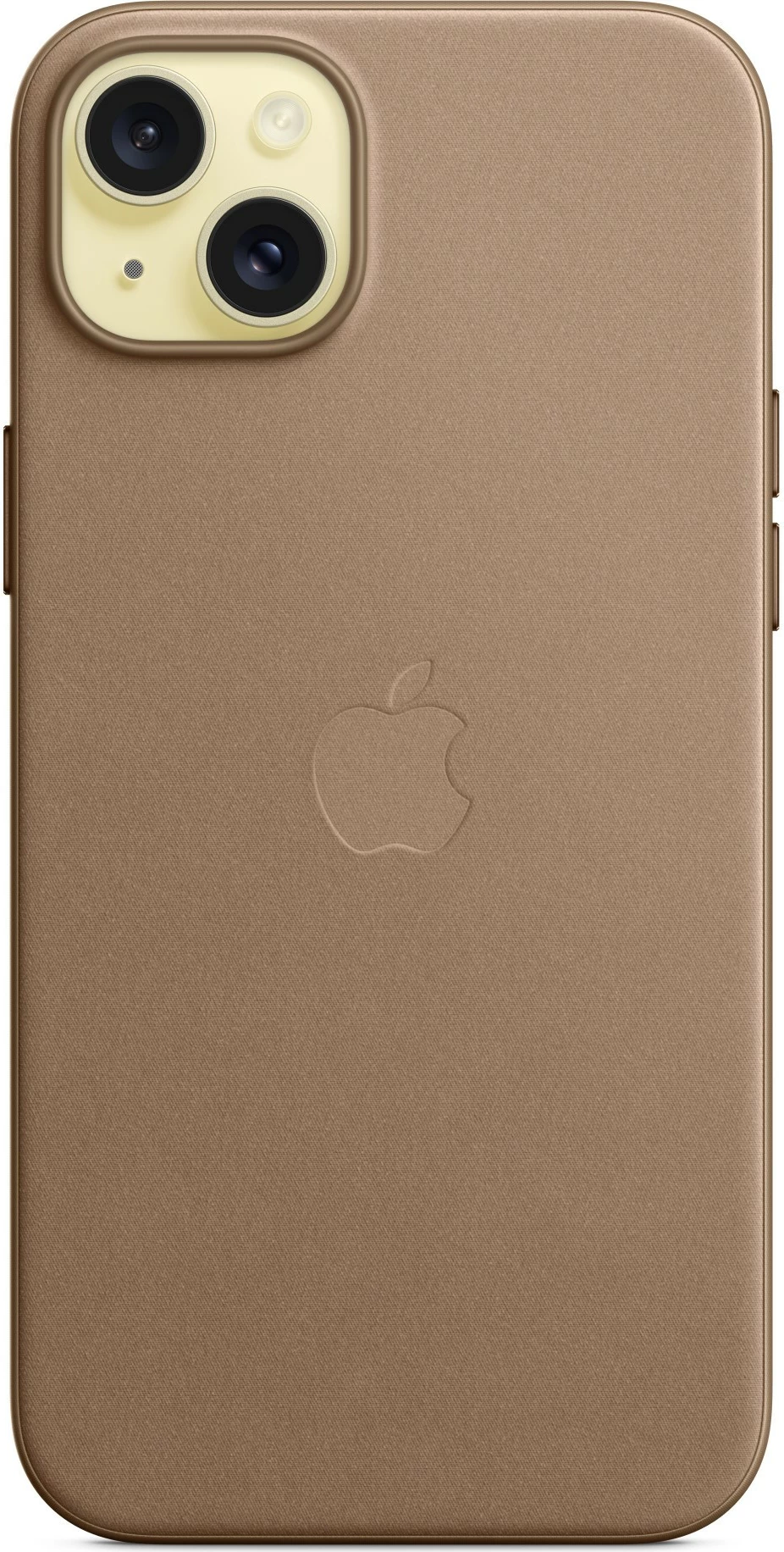 Zaščitni ovitek FineWoven za iPhone 15 Plus, Apple, taupe