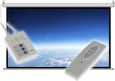Električni projekcijski ekran ART EL F106, 106 inčev (234 x 131 cm), 16:9, z daljinskim upravljalnikom