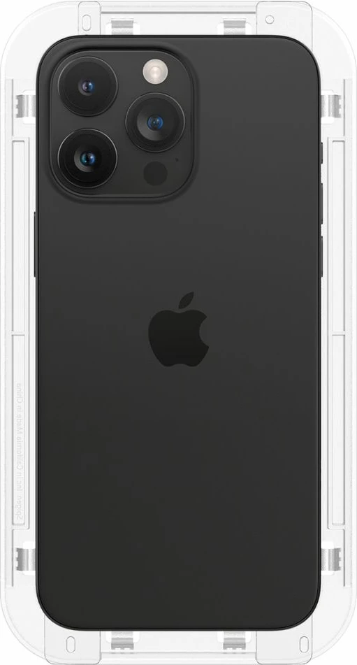 Zaščitno kaljeno steklo Glas.tR EZ Fit, Spigen, za iPhone 15 Pro Max, 0,2 mm 9H, 2 kosa