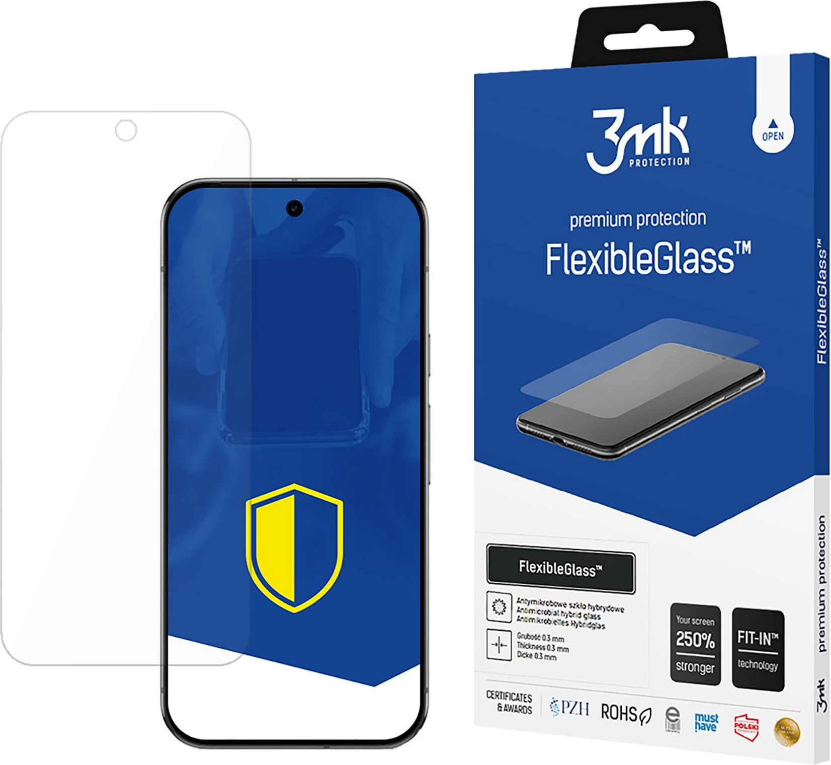 Hibridno zaščitno steklo FlexibleGlass 3mk Protection za Google Pixel 9 Pro XL