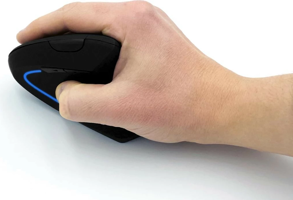 Ergonomični navpični brezžični miš Media-Tech Vertic RF MT1123, 2400 DPI, črn