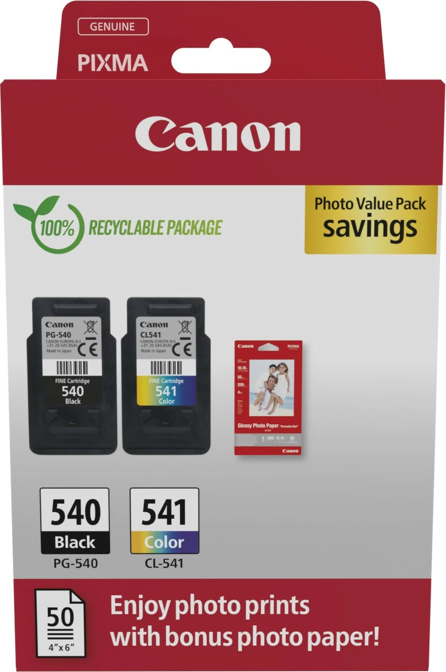 Vrednostni paket tonerjev Canon 5225B013, črn, cijan, magenta, rumen, 2 kosa