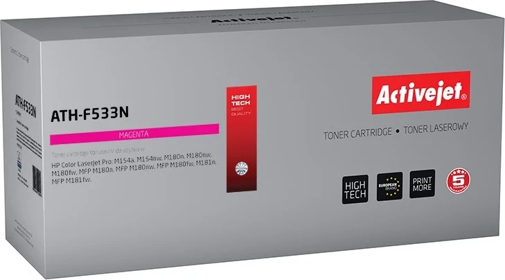 Toner za tiskalnik Activejet ATH-F533N, kompatibilen s HP 205A CF533A, magenta