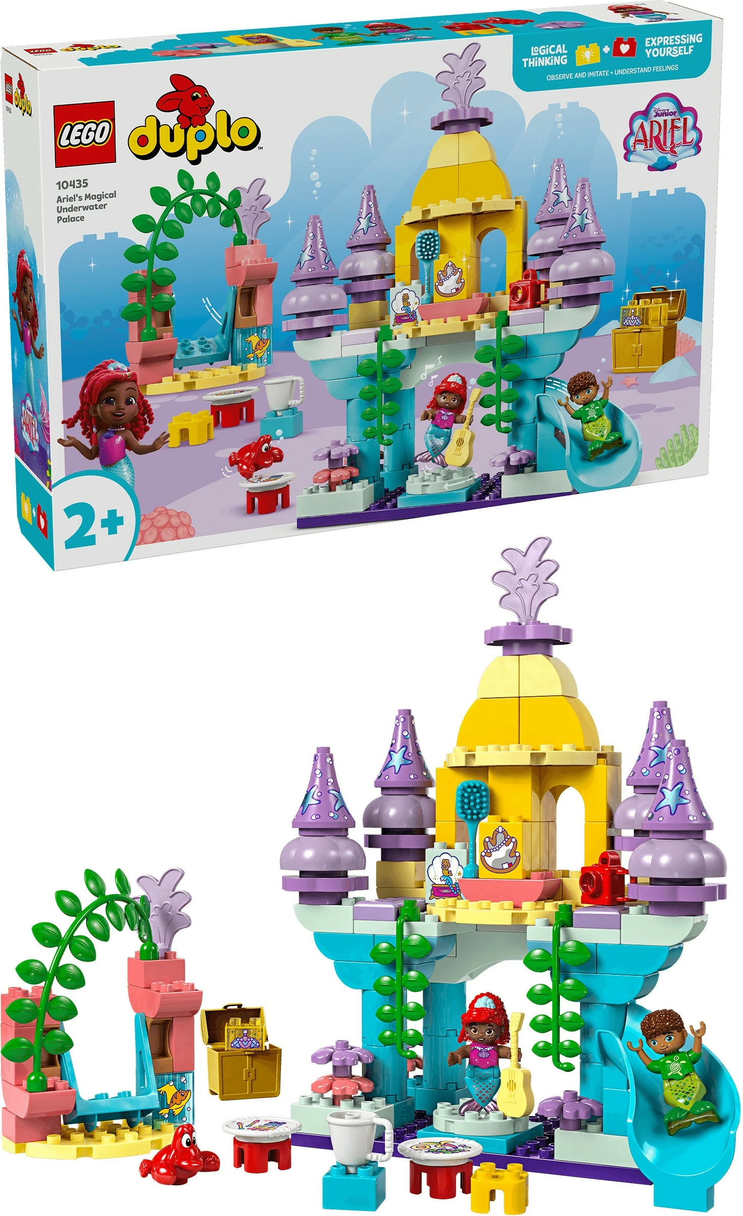 Magični podvodni grad Ariel Disney LEGO DUPLO 10435, večbarven