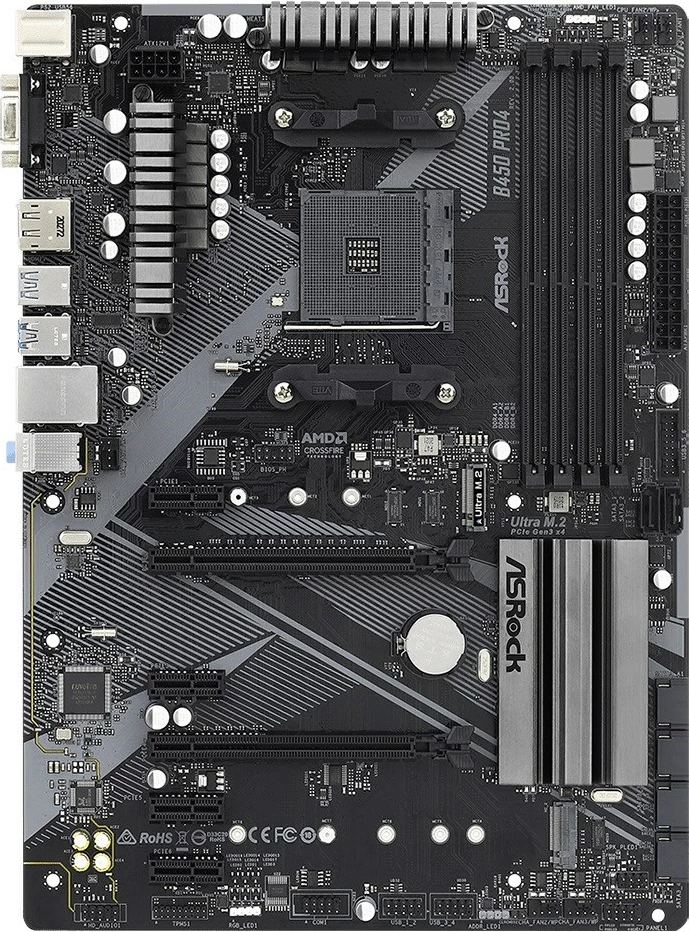 Matična plošča B450 ATX ASRock, 64GB