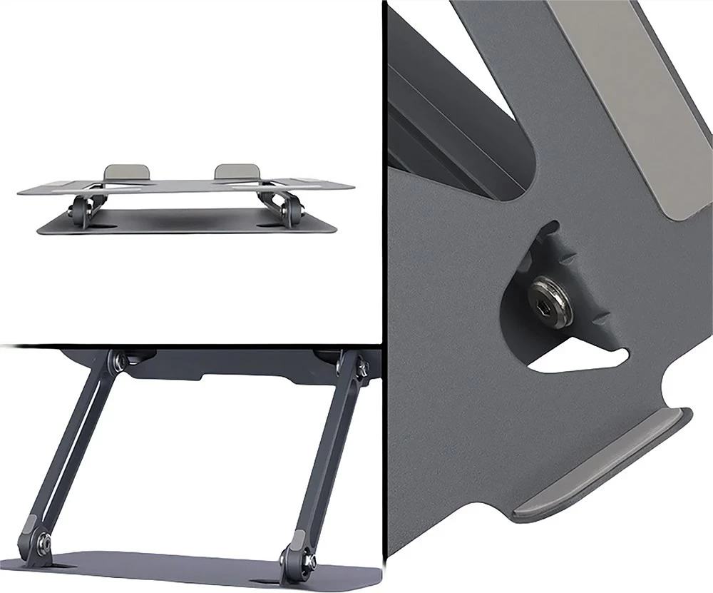 Stojalo za prenosnik Media-tech, srebrno