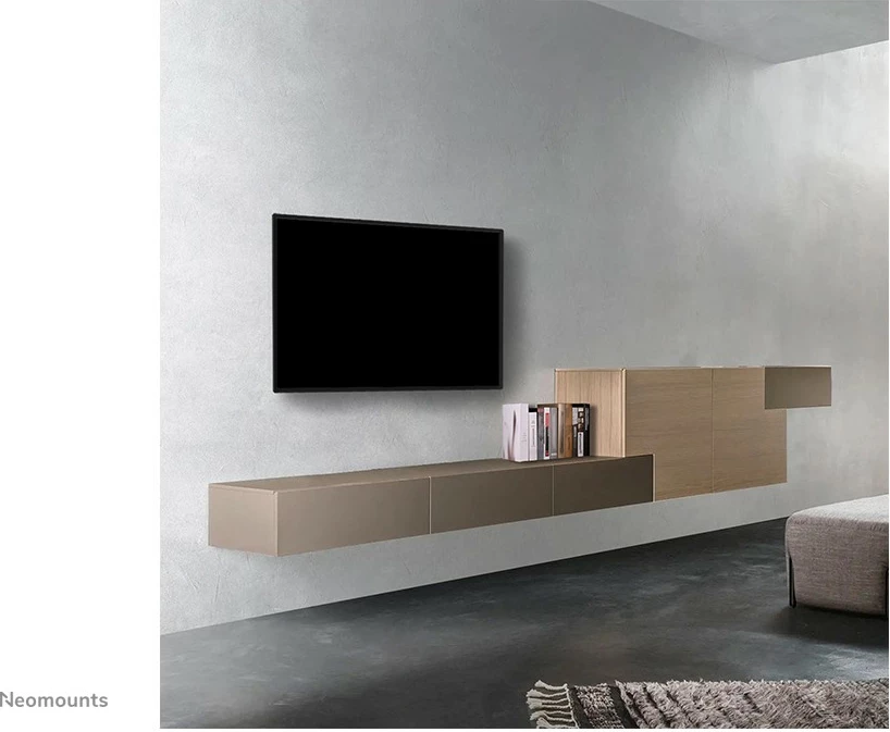 Stenski nosilec za TV Newstar WL30S-850BL14, fiksni, 32–75 inčev, jeklo, črn