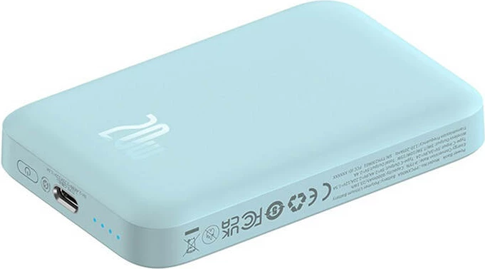 Magnetni mini powerbank 6000 mAh, 20W — Baseus, moder