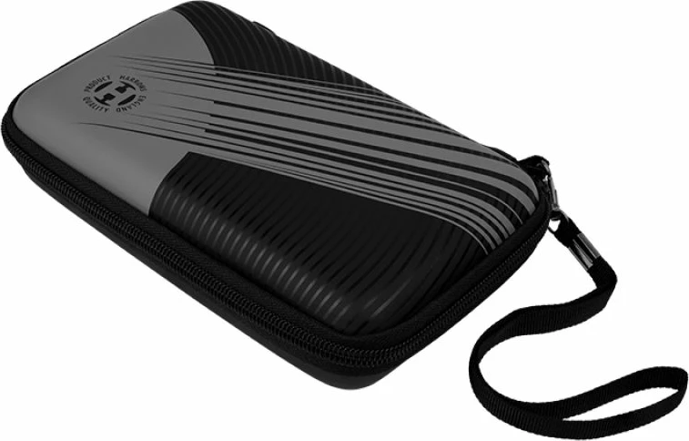 Kompaktna škatla za puščice Harrows, črno/siva