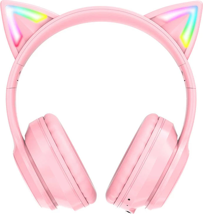 Gaming slušalke z mikrofonom ONIKUMA B90, Bluetooth 5.0, RGB, rožnate