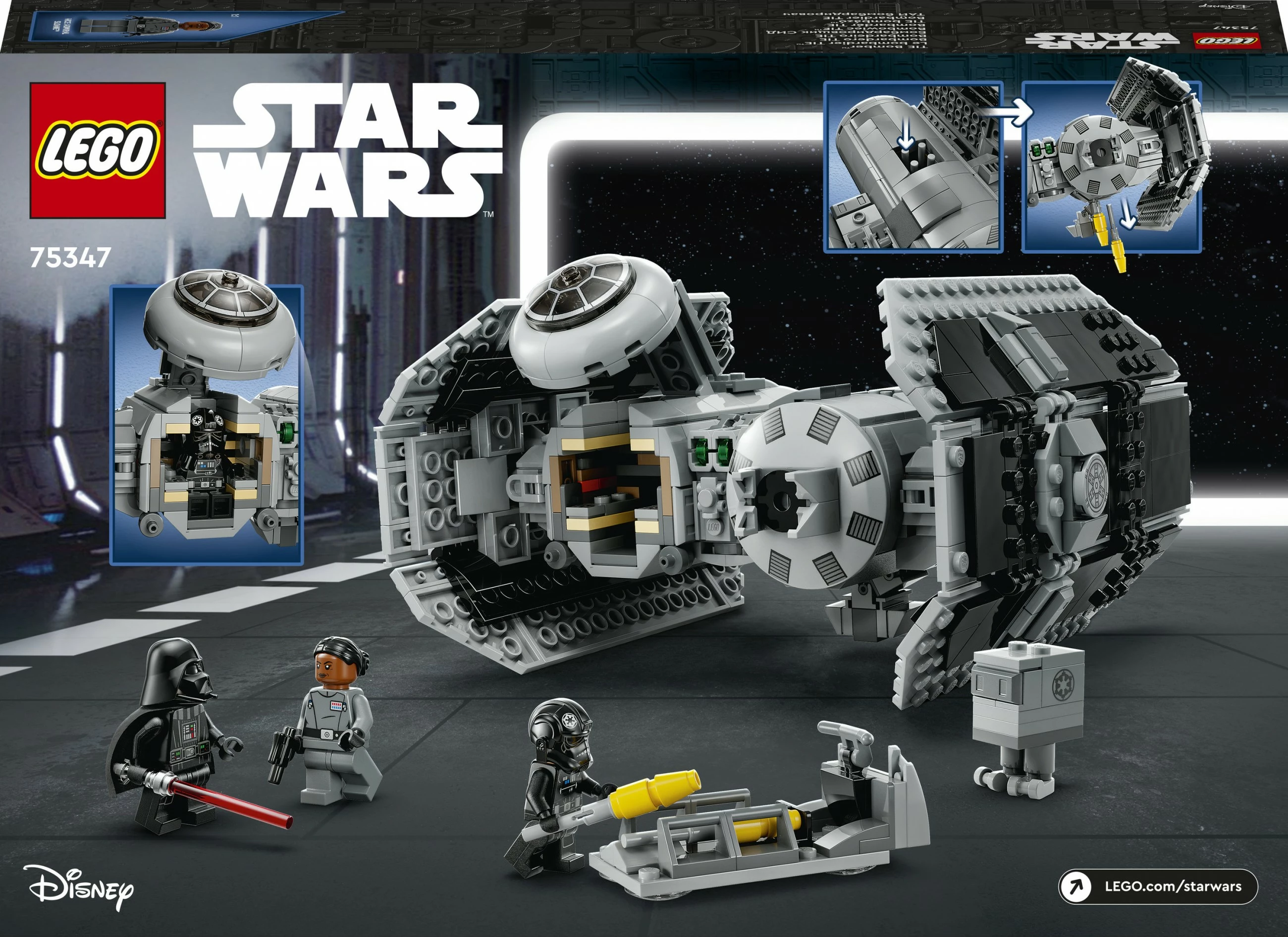 Gradbeni set LEGO Star Wars TIE Bomber, 625 kosov, plastika, večbarven