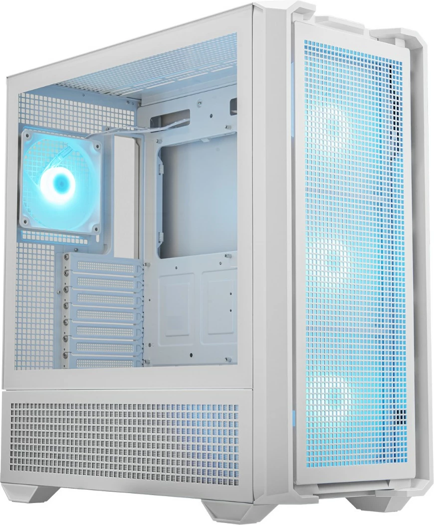 Računalniško ohišje Cougar MX600 ARGB, midi tower, belo