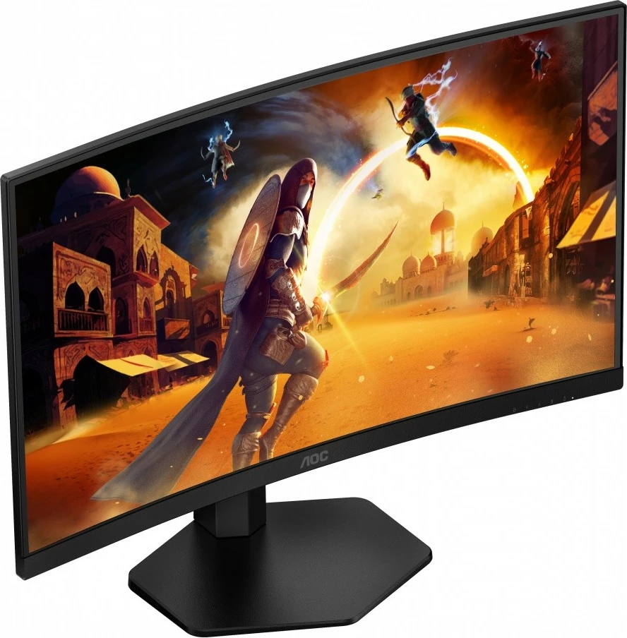 Ukrivljen 27-palčni monitor AOC C27G4ZXU, Fast VA, 280 Hz, FHD, črn