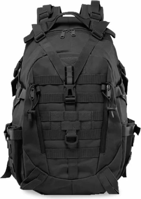 Turistični nahrbtnik Offlander Survival Trekker, 25 L, črn