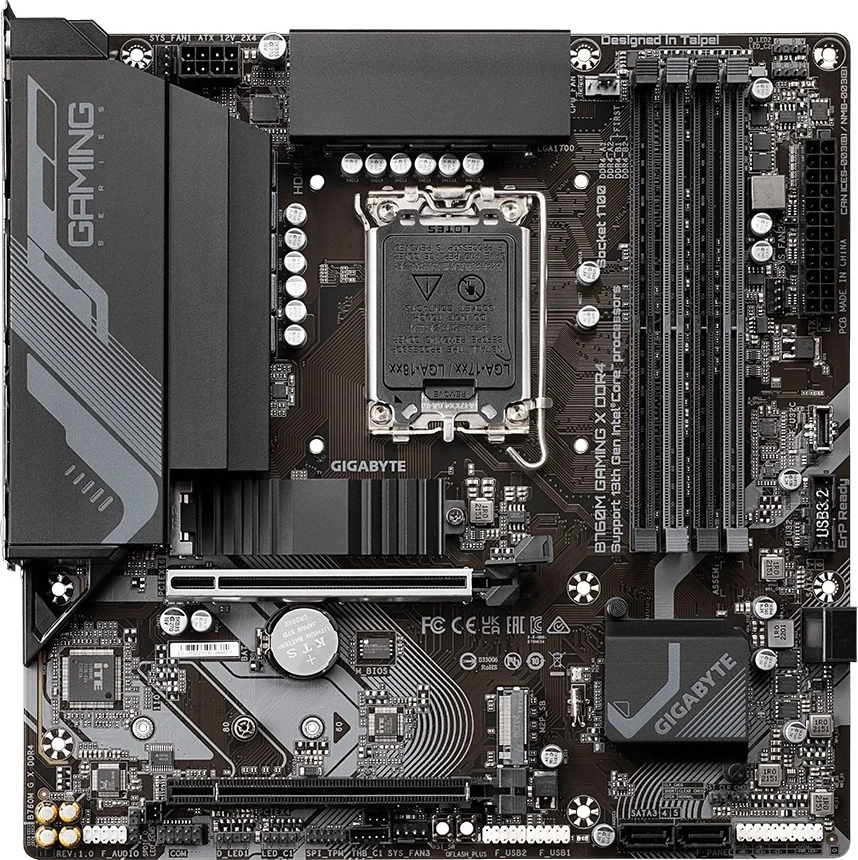 Matična plošča Gigabyte B760M GAMING X DDR4, micro ATX, LGA 1700